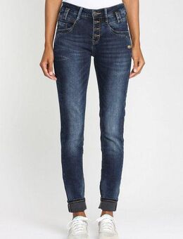 GANG Slim-fit-Jeans 94CARLI mit offener Knopfleiste
