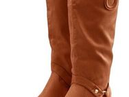 LASCANA Stiefelette Cowboy Stiefel,Slouchy Boots mit abnehmbarem Schaft,Boots VEGAN