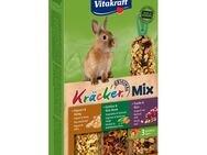 Vitakraft Zwergkaninchen-Kräcker Trio-Mix - 3 x 3er Kombi (Popcorn, Gemüse, Traube)