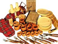 Wolff Geschirr-Set Lapplandpaket (40-tlg), 6 Personen, Holz, für 6 Personen