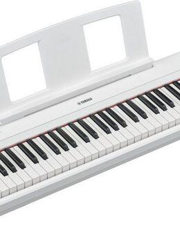 Yamaha Home-Keyboard Piaggero, NP-15WH, weiß, mit 61 Tasten, inklusive Netzteil und Notenhalter