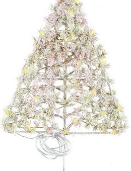 Winterliche Kunstpflanze Tannenbaum, Creativ green, Höhe 29 cm, mit LED-Beleuchtung