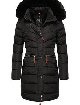 Navahoo Steppmantel Paula stylischer Winter Parka m. edlem Fellimitat