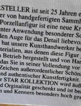 Porzellan-Figur - Weimar