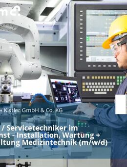 Techniker / Servicetechniker im Außendienst - Installation, Wartung + Instandhaltung Medizintechnik (m/w/d) - Linden (Hessen)