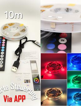 10m LED Band Strip Fernbedienung und App Steuerung Alexa uvm. Neu - Neumünster