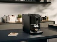 SIEMENS Kaffeevollautomat EQ300 TF301E19, viele Kaffeespezialitäten, OneTouch-Funktion, Milchaufschäumer, Keramikmahlwerk, klavierlack schwarz