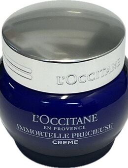 L'OCCITANE Anti-Aging-Creme Immortelle Crème Précieuse, Drei-fach Faltenbekämpfung mit nährendem Bio-Immortellöl