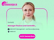 Manager Finance und Controlling (m/w/d) - Sinsheim