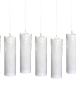 IC Winterworld LED Dekolicht Schwebende Kerzen mit Zauberstab als Fernbedienung, Warmweiß, LED-Kerze, Weihnachtsdeko mit Batteriebetrieb