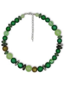 Firetti Collier verschiedene Grüntöne, modern, Made in Germany - mit Kunststoffperle