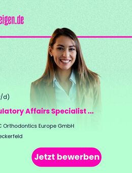 Regulatory Affairs Specialist (m/w/d) in Breckerfeld - Breckerfeld (Hansestadt)