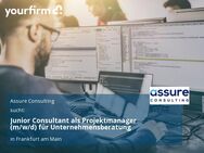 Junior Consultant als Projektmanager (m/w/d) für Unternehmensberatung - Frankfurt (Main)