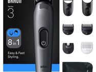 Braun Haarschneider All-in-One Series 3, 8in1 Pflegeset, ultrascharfe Klinge, 14 Längeneinstellungen, 50 Min Akkulaufzeit