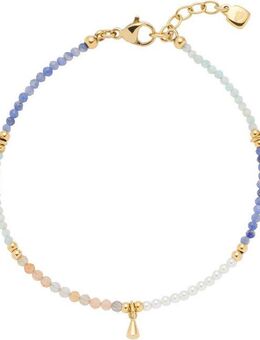 CIAO! BY LEONARDO Armband Babelli CIAO, mit Amazonit, Labradorit, Sodalith - mit Perle (imitiert)