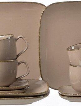 Ritzenhoff & Breker Kaffeeservice Geschirr-Set, Service CASA (12-tlg), 4 Personen, Porzellan, 12 Teile, für 4 Personen