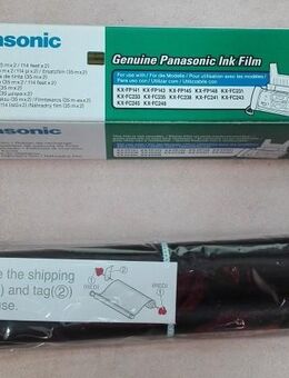 1 Org Panasonic KX-FC 235 245 G, KX-FP 141 145 G, KX-FA 54X, a. 120 Seiten 212mmx35m, mit Zahnrädern - Ahrensburg