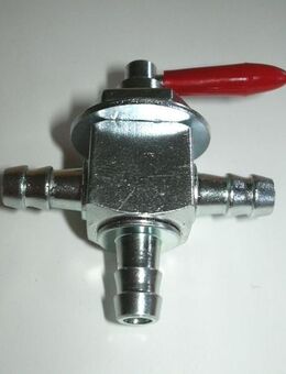3-wege Benzinhahn für 8 mm Schlauchdurchmesser Metall Stahl Fuel - Eschershausen