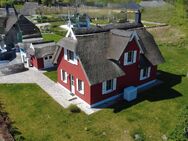 **** Modernes Reetdach-Ferienhaus am Strelasund **** - Kramerhof