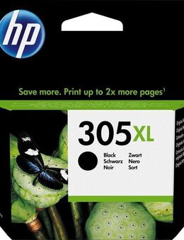 HP hp 305XL Tintenpatrone (1-tlg., original Druckerpatrone 305 schwarz XL)