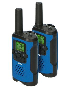 Alecto Walkie Talkie FR-115 Walkie-Talkie-Set, (Set, bestehend aus 2x Alecto FR115 und 2x Gürtelclip)
