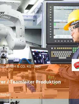 Linienführer / Teamleiter Produktion (m/w/d) - Bad Friedrichshall