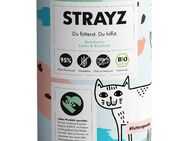 Sparpaket STRAYZ BIO Katze 24 x 400 g - Bio-Lachs & Bio-Brokkoli