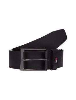 Tommy Hilfiger Ledergürtel LAYTON 3.5 Metallpatch, Einfachdornschließe