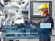 Gruppenleitung Elektrotechnik (m/w/d) - Schwarzenfeld