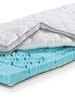 fan, Topper XXL Soft Plus, Premium Topper 90x200 cm,180x200 cm & weitere Größen, 7 cm hoch, Kaltschaum, Matratze, Boxspringbett, Hausstauballergiker geeignet, ergonomisch