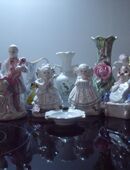 Porzelan Keramik Deko verschiedene Figuren Sammeln + Geschenk , Silber Kette 925. in 52078