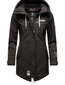 Marikoo Funktionsmantel Zimtzicke Wasserdichter Softshell Parka mit Kapuze