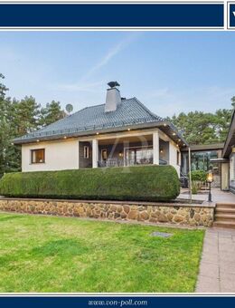 Gepflegtes Einfamilienhaus am Waldrand mit Einliegerwohnung, Ausbaureserve und großzügigem Garten in Seenähe - Heidesee