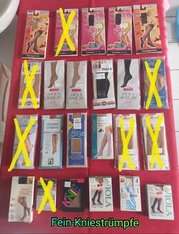 Fein-Kniestrümpfe, neu, one size, 4 Bilder - Immenhausen
