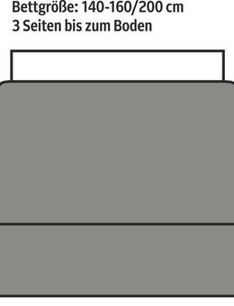 my home Tagesdecke Mira, leichte Tagesdecke aus 100% Baumwolle, uni Überwurf, ohne Füllung