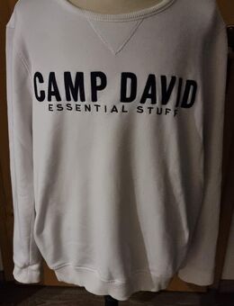 Camp David dickes gefüttertes Sweatshirt weiß in Größe XXL - Verden (Aller)