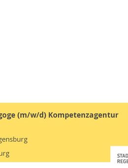Sozialpädagoge (m/w/d) Kompetenzagentur - Regensburg