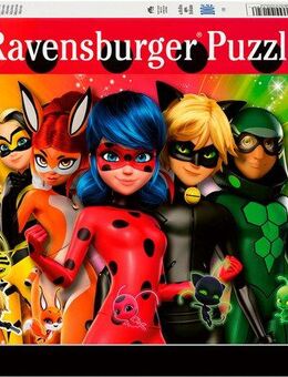 Ravensburger Puzzle Ladybug en mission, 100 Puzzleteile, Made in Germany