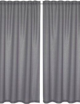 HOME WOHNIDEEN Gardine DOLLY, Multifunktionsband (2 St), transparent, Voile, transparent