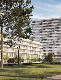 3-Zi-Whg. mit offener Küche in großzügigem Wohnbereich, 2 Bädern und geschützter Loggia - München