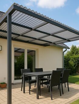 AKTION Wellplatten Wabenstruktur absolut hagelfest Lichtplatten Terrassenbedachung Terrassenüberdachung - Sulzemoos