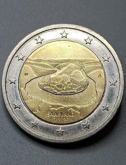 Sondermünze Saarland Saarschleife 2 Euro A Eurosondermünze 2025 - Essen