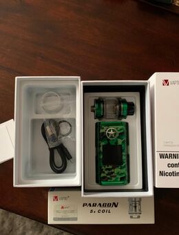 VAPTIO CAPT'N KIT 220W 8ml,E-Zigarette, wie neu, mit Verdampfer-CamoGrün - Gommern