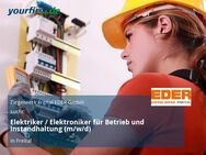 Elektriker / Elektroniker für Betrieb und Instandhaltung (m/w/d) - Freital