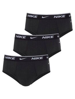 NIKE Underwear Hipster BRIEF 3PK (Packung, 3-St., 3er) mit Logo-Elastikbund