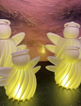 3D-Druck Engel mit Ballonlicht - verschiedene Farben - Cuxhaven