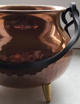Kupfer Bodenvase, Übertöpfe, Hexenkessel - Schwarzach (Main)