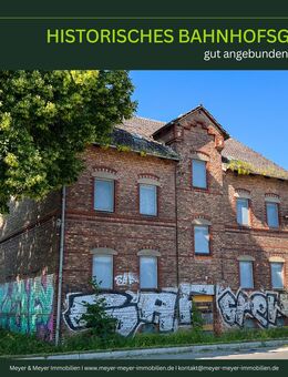 Historisches Bahnhofsgebäude mit Potenzial – Ihr Sanierungsprojekt in Kummerow - Kummerow (Landkreis Vorpommern-Rügen)