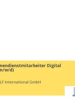 Vertriebsinnendienstmitarbeiter Digital Solutions (m/w/d) - Glinde