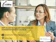 SAP-Anwendungsadministrator im Immobilienbereich (m/w/d) - München